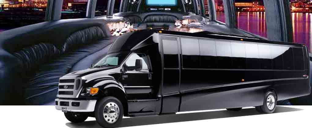 28 Pass Limo Bus Rental Boston - Party Bus Limo Service All MA