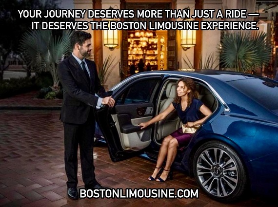 Boston Car Service Driver with a sign